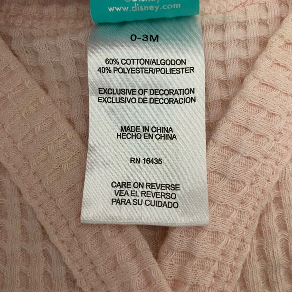 Disney Minnie Mouse Light Pink Knit Sweater